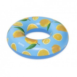 Pachnący dmuchany pływak o długości 119 cm. Scentsational Lemon Bestway 36229