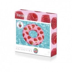 Pachnący dmuchany pływak o długości 119 cm. Scentsational Raspberry Bestway 36231 | Basenyweb
