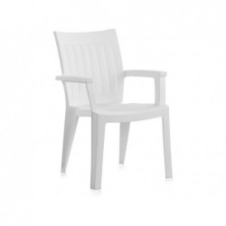 Krzesło do mebli ogrodowych model Pacific krzesło białe SP Berner 55046