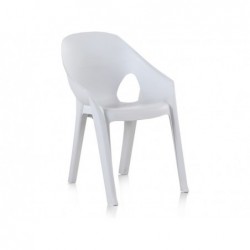 Krzesło do mebli ogrodowych Model Gaudi białe SP Berner 80694