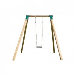 Columpio Individual de Madera Cuadrada Karai Deluxe Adultos Masgames MA700068