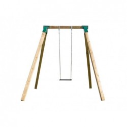 Columpio Individual de Madera Cuadrada Karai Deluxe Adultos Masgames MA700069