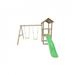 Parque Infantil de Madera Carlit M con Columpio Doble Masgames MA700250