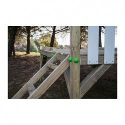 Plataforma Elevada con Tobogán para Casita Lollipop Masgames MA800530 | PiscinasDesmontable