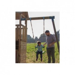 Parque Infantil de Madera Lollipop L con Columpio Individual Masgames MA700426X | PiscinasDesmontable
