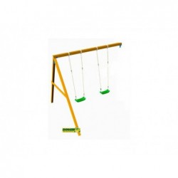 Parque Infantil de Madera Lollipop L con Columpio Doble Masgames MA700427X | PiscinasDesmontable