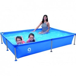 Basen odpinany o wymiarach 228x159x42 cm. Basen prostokątny Steel Frame Pool Jilong 17804
