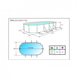 Basen Toi 915x457x132 cm Prestigio 2284 | Basenyweb