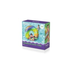 Dmuchany pływak o długości 119 cm. Rainbow Swim Bestway 36352 | Basenyweb