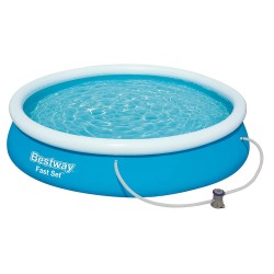 Odpinany basen z systemem filtrowania Fast Set Aro 244x61 cm. Bestway 57450