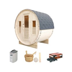 Sauna zewnętrzna Gaïa Bella 220x205x160cm | Basenyweb