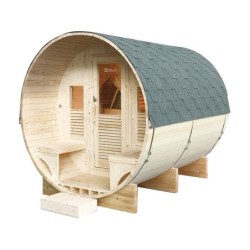 Sauna zewnętrzna Gaïa Luna 220x205x250 cm