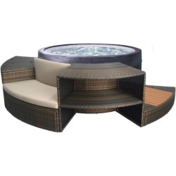 Spa półsztywne NetSpa Vita 73x193cm z meblami