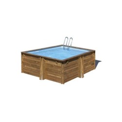Drewniany basen Carra 305x305x119 cm Gre WPCARR3