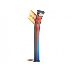 Prysznic Poolstar Dada Curve Antracyt aluminium 38 l. Hybrydowy DS-D363NX | Basenyweb