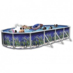 Odpinany basen Oceaniczny 730x366x120 cm. TOI 8571